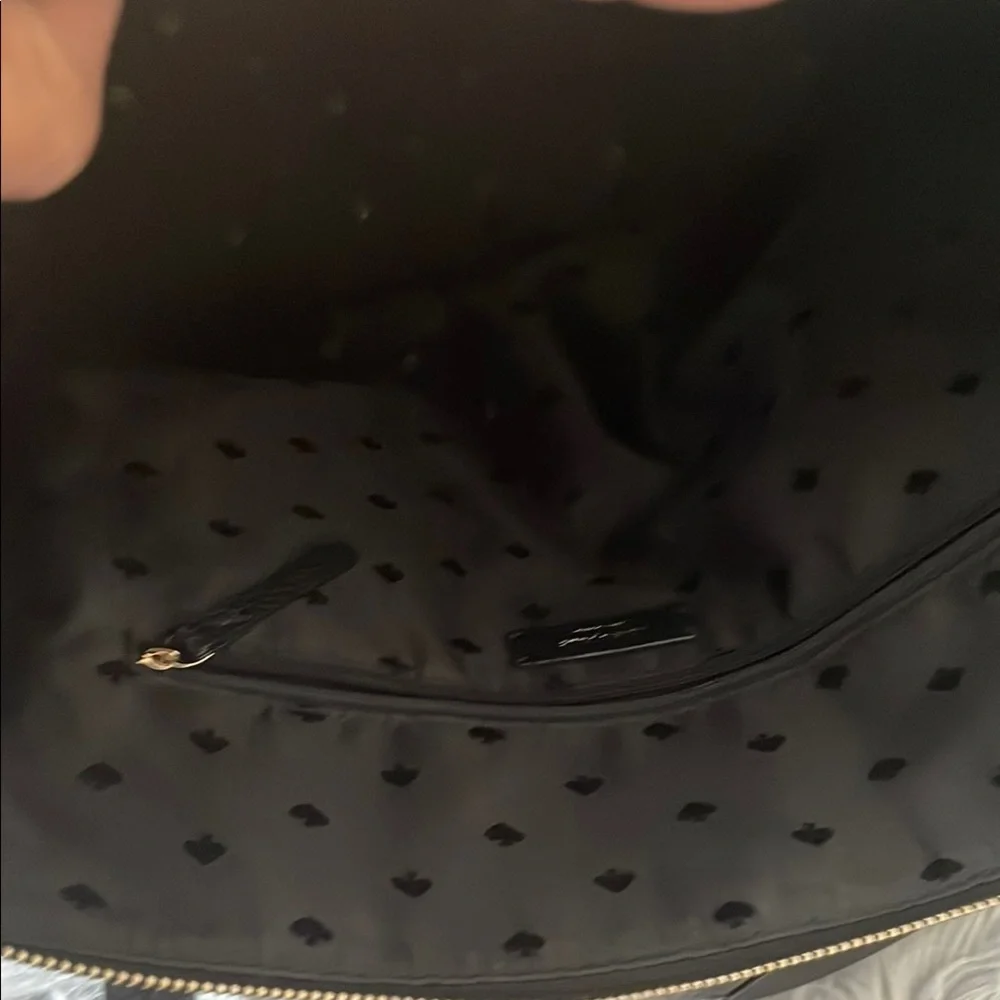 EUC - Kate Spade Large Black Tote Bag - Picture 8 of 8